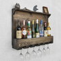 Hanah Home Raf339 Estantería Decorativa de Madera de 70 cm